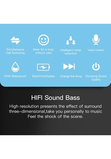 Willowhaven Xi11 Spor Tws Kulaklık, 500mah Şarj Kutusu, Ipx6 Su Geçirmez, 10m Menzil, 4-7 Saat Kullanım, Siyah Model Model: Xi11