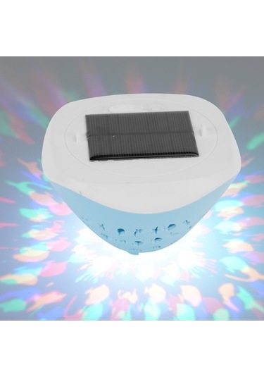 Pazly Çocukluğu Heyecanlandıran Renkli Led Balık Projeksiyonlu Havuz Lambası - 6 Işık Modu, Solar Ve Type-c Şarj, Ip67 Su Geçirmez Çok Renkli