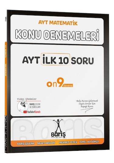 Barış Yayınları Ayt İlk 10 Soru Konu Denemeleri