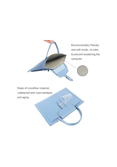 S176 Çok Fonksiyonlu Şarj Cihazı Ve Laptop Çantası 13.3 inch Goose Sarı