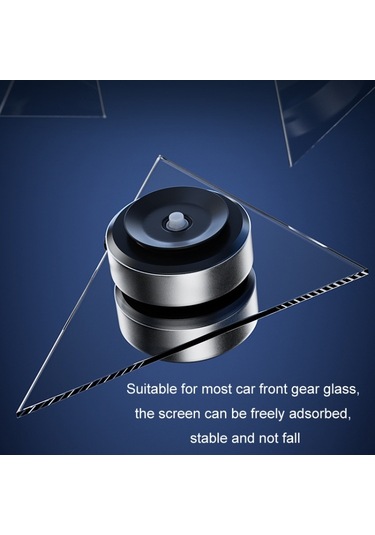 Cbtx Global Elektrikli Vantuz Araba Ekranı Ön Cama Monte Manyetik Telefon Tutucu - Siyah