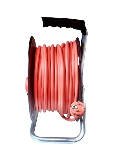 Bylion 3x2,5 Ttr 50 Metre Kablolu Plastik Kablo Makarası 50 M