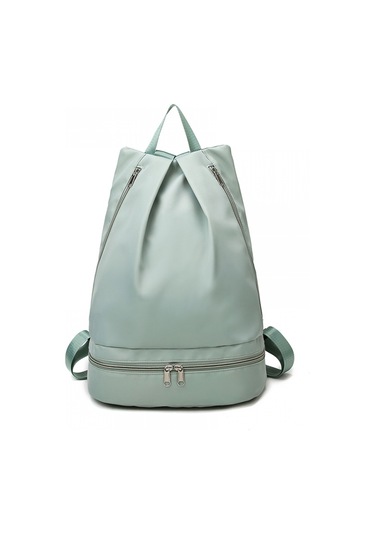 Yeşil Ayakkabı Bölmeli Ve Islak Cepli Su Geçirmez Yüzme Sırt Çantası, Spor Ve Seyahat Sırt Çantası Küçük Spor Çantası Diğer