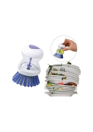 Titiz Deterjan Hazneli Bulaşık Fırçası N11.39705 Çok renkli