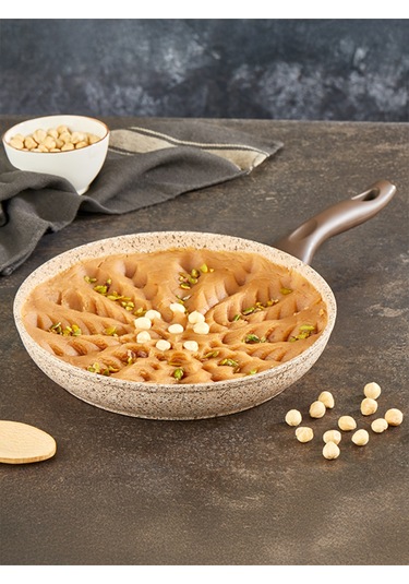 Creamy Granit 24 Cm Tava Krem