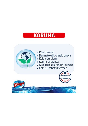 Bingo Oksijen Derinlemesine Hijyen Klorsuz Çamaşır Suyu 6 x 750 ML