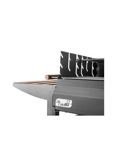 Grillia Grilchi Kömürlü Barbekü Mangal Önlük Hediyeli Siyah