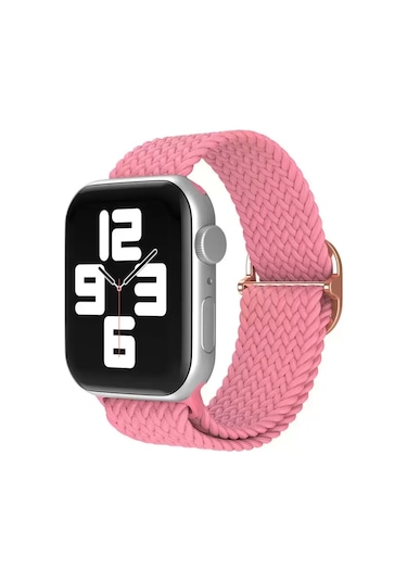 Newface Apple Watch Uyumlu 38mm Star Kordon - Pembe