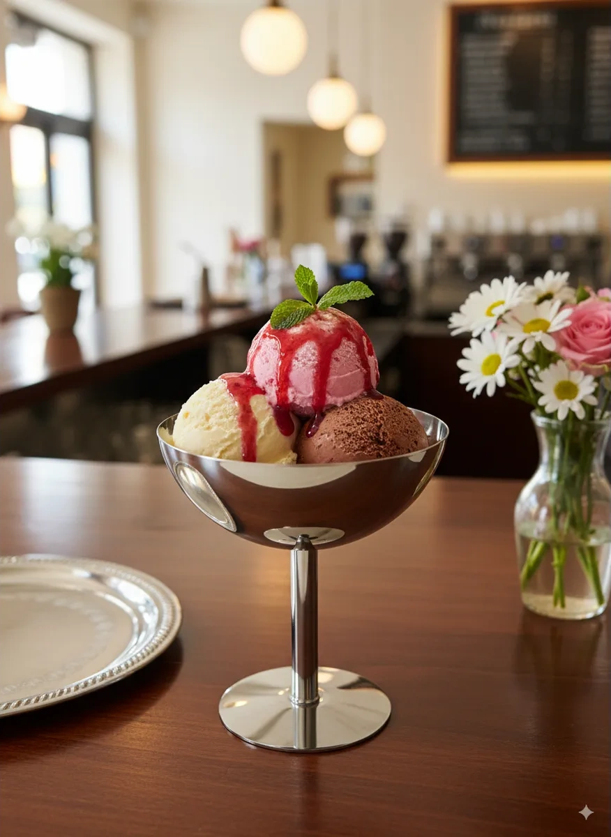 Astra Ant Ayaklı Metal Dondurma Kasesi 321904644