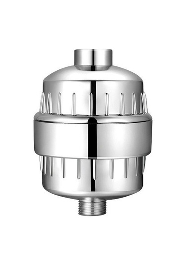 Novahub 10-15 Katmanlı Su Filtresi Duş Başlığı, 17 Katmanlı Banyo Filtre, Karbon Filtreli, Kolay Kullanım, Evde Rahatlık Gri