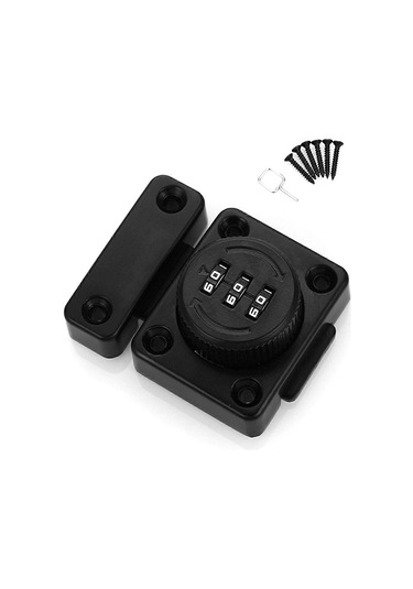 Dolap Kapı Mandalı Anahtarsız Kombinasyon Kilidi Dolap Mekanik 3 Haneli Şifreli Dolap Kilidi Seti