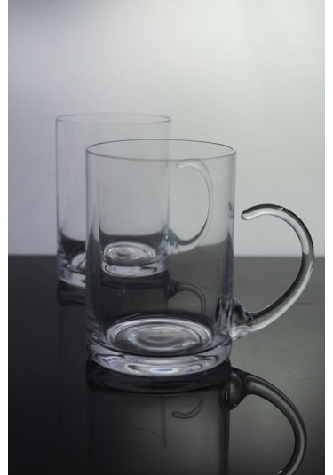 Paşabahçe Kristal Kulplu Bardak 6 Lı 200 Cc 121487 12180 - Şeffaf