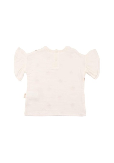 Ayıcık Baskılı Fırfırlı Şortlu Takım Yeşil Bipamuk 001