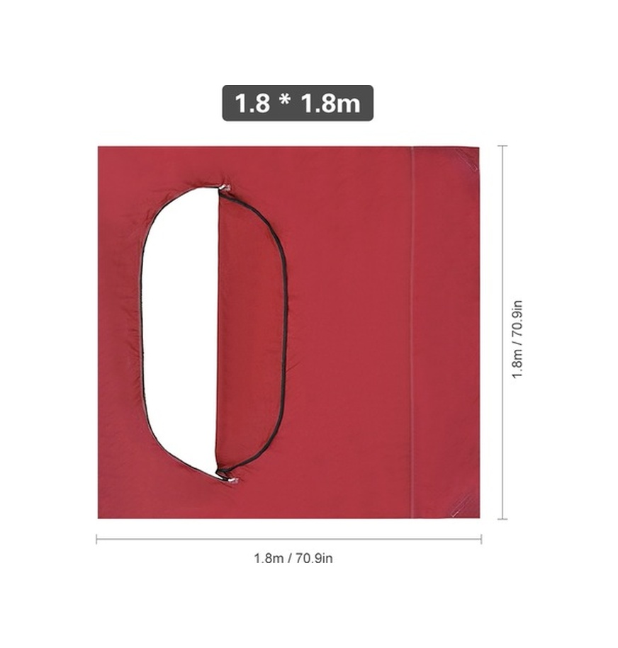 Pazly Su Geçirmez Çadır Matı, Kamp Ve Buz Balıkçılığı Matı, Balıkçılık Kampı, Sırt Çantası Yürüyüş İçin Çok Renkli