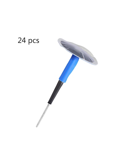 Yaleker Oto, Motosiklet Ve Elektrikli Araçlar İçin 24 Adet Mantar Çivi Lastik Tamir Filmi - 48x6mm, Yüksek Sıcaklık Dayanıklı, Kaliteli Kauçuk