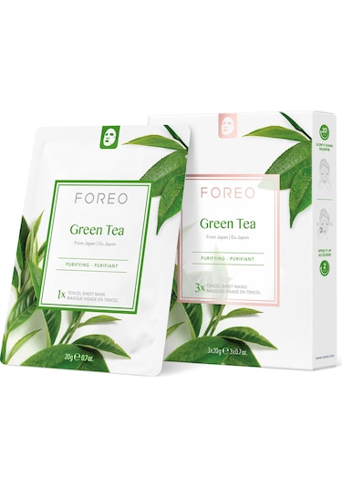 Foreo Green Tea Arındırıcı 3'lü Kağıt Maske