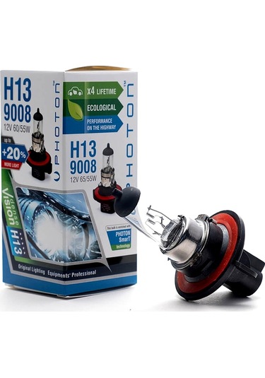 H13 9008 Oto Ampul 12V 60 55W Daha Fazla Işık Photon Ph5513