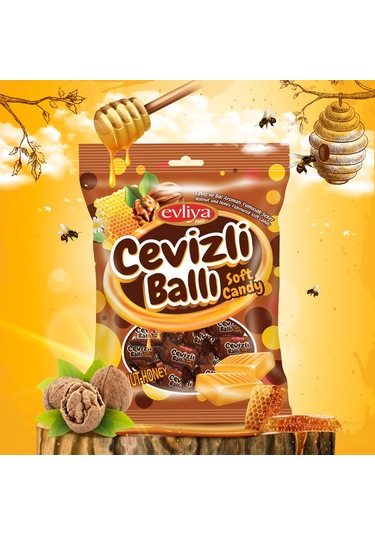 Evliya Şekerleme Ceviz Ve Bal Aromalı Yumuşak Şeker 350 G