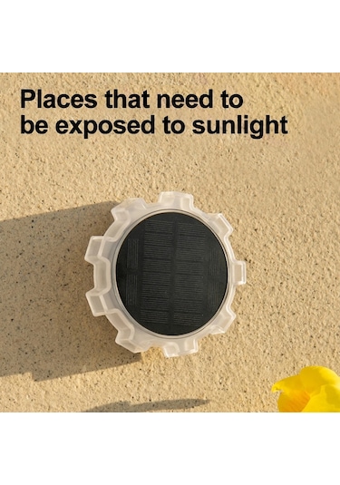 Cbtx Dsl188 2 Adet Hareket Sensörlü Güneş Enerjili Bahçe Zemin Işığı, Rgb Işıklı Diğer