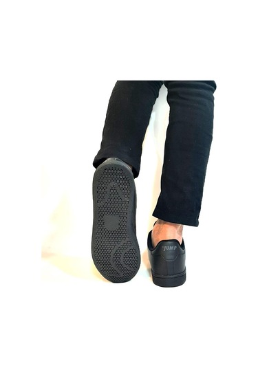 Jump 15306-15307 Siyah-siyah Düz Taban Rahat Spor Ayakkabı Siyah