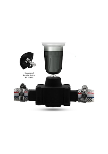 Mufunye Ev İçi El Matkaplı Kompakt Su Pompa: Dc Akülü Kendinden Emici Santrifüjli Su Taşıyıcı - Ev Kullanıma Uygun, Taşınabilir Ve Hızlı Çalışır