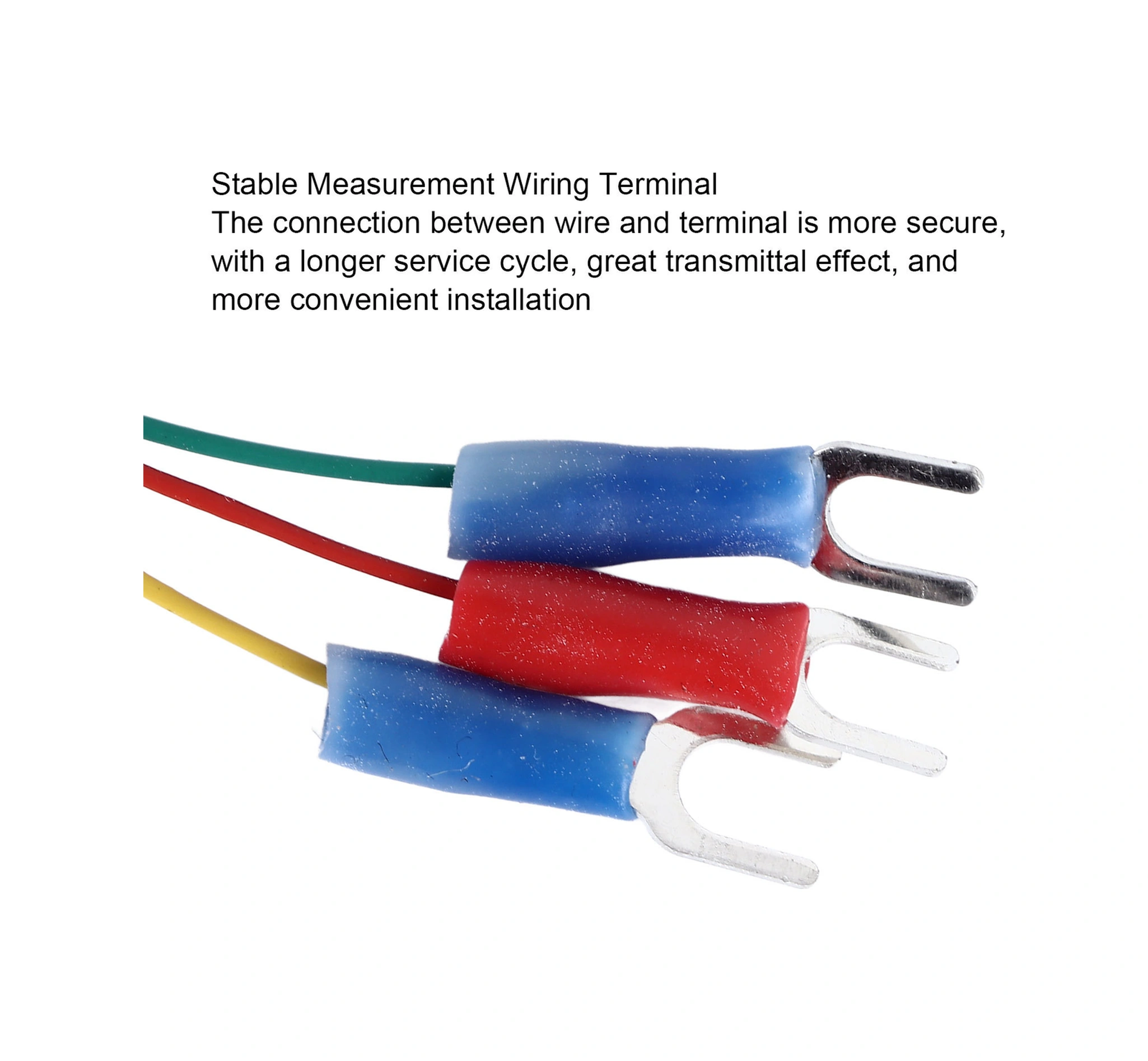 Yuntech01 Stainless Steel Suya Dayanıklı Pt100 Sıcaklık Sensörü -50 C/+350 C Aralığında Ölçüm, Ptfe Kaplı Tel Ve Y Şekilli Terminal İle