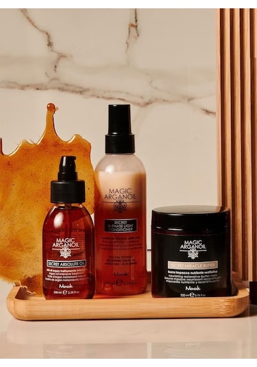 Nook Magic Arganoil Sülfatsız Onarıcı, Kuru Ve Yıpranmış Saçlar İçin Vegan Saç Maskesi 250ml