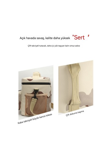 Lıcorıce Açık Büyük Kapasiteli 15l Geri Alınabilir Çift Kullanımlı Isı Yalıtımı Ve Soğuk Tutma Piknik Çantası Haki