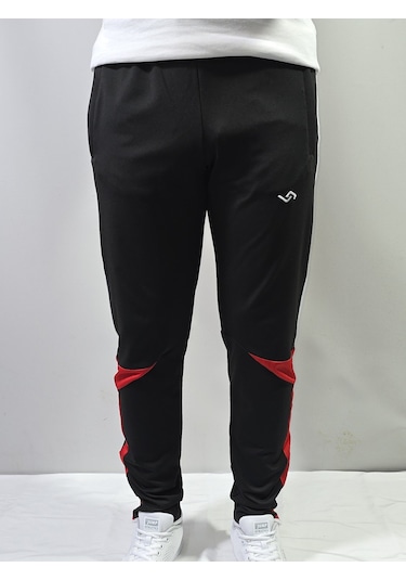 Jump Erkek Scuba Slim Fit Eşofman Altı Siyah/kırmızı Jump Erkek Scuba Slim Fit Eşofman Altı Siyah/kırmızı