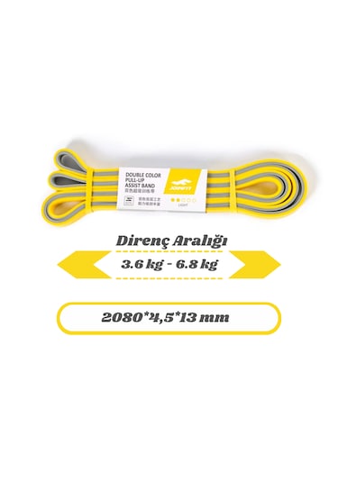 Joinfit Direnç Lastiği Ve Egzersiz Bandı X-light Hafif - Sarı