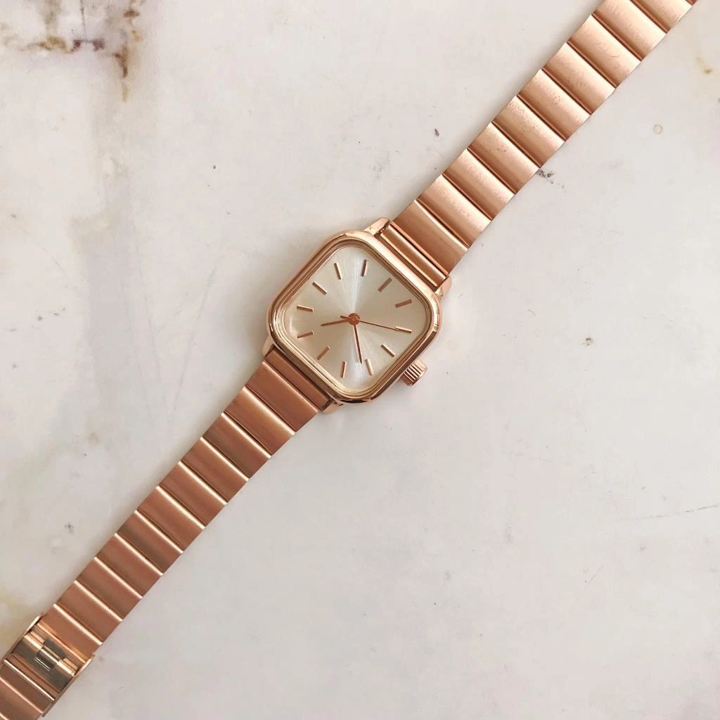 Hemera Gümüş Kadran Rose Metal Kadın Kol Saati Rose Gold
