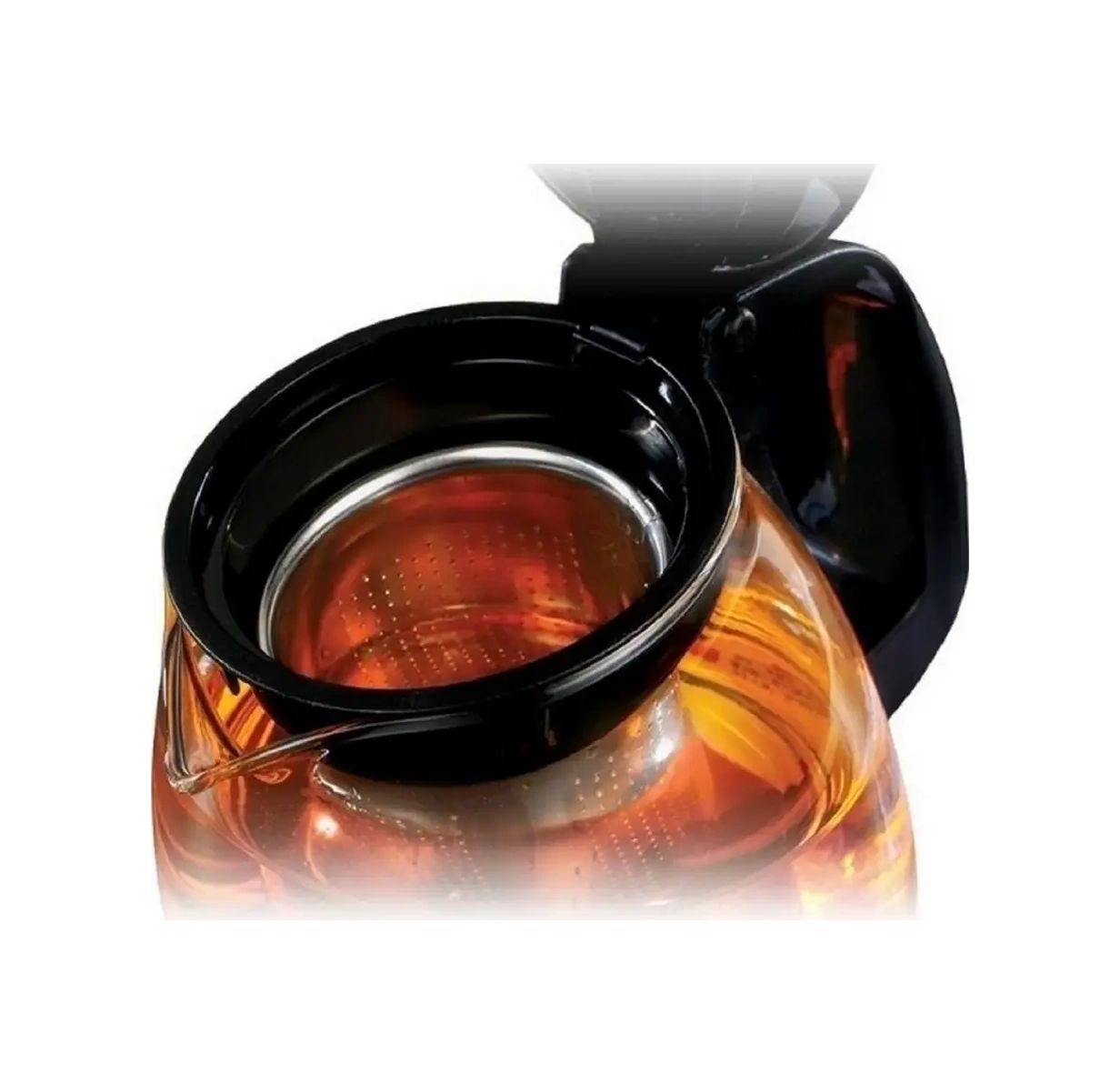 Lara 1,25 Litre Cam Demlik 11502249 Siyah