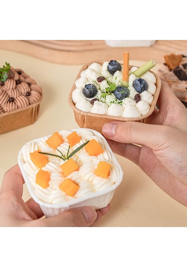 Suntek Yıldönümü Tatil Düğün Kahvesi Için 50x Cupcake