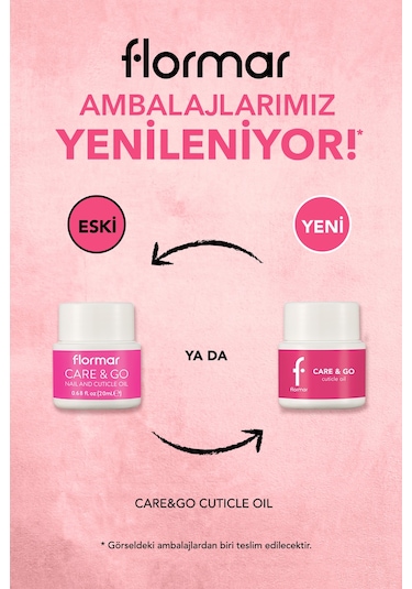 Flormar Care & Go Süngerli Tırnak Kütikül Bakım Yağı