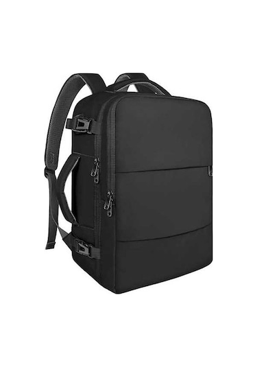 Createtech Ve Usb Şarjlı Seyahat Çantası, 15.6" Dizüstü, Hemşire, İş, Tsa Onaylı Siyah