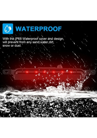 Leasetake Chrysler Town & Country Dodge Grand Caravan 2008-2019 İçin 3. Fren Lambası Yüksek Montajlı Durdurma Lambası 68083906ac