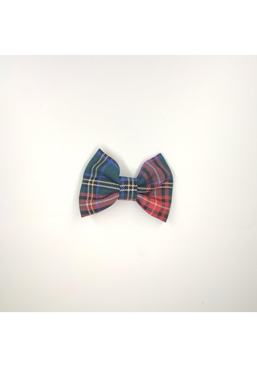 Tedz Collection Mordino Scotch Ekoseli Papyon Model Saç Tokası