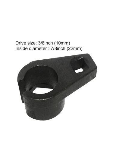 Yaleker Araç Oksijen Sensörü Takma/kaldırma Aracı - 7/8 İnç 22mm Çap, 3/8 İnç Sürücü, Metal Yapı, Yan Girişli Kılavuz