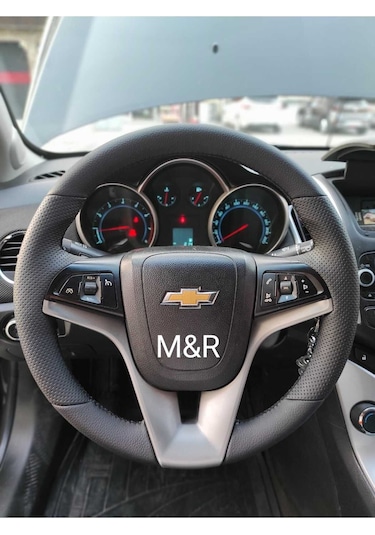 Chevrolet Cruze Kaplama Deri Direksiyon Kılıfı Siyah