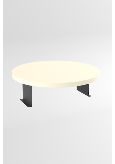 Zigon Sehpa Yan Sehpa Ayarlanabilir Tepsi Dekoratif Modern Tepsi Krem Krem