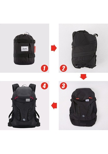 Novahub Sanxdi Sxd2001 Katlanabilir Seyahat Çantası-gri, Dokunmatik Yastıkla Gri