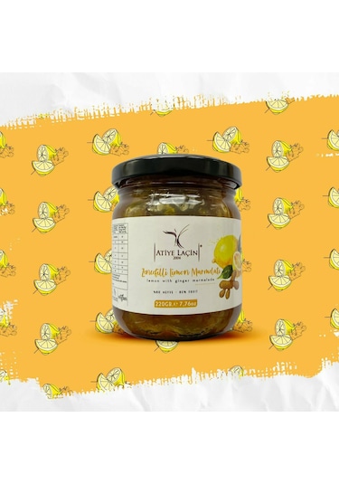 Zencefilli Limon Marmelatı 220 Gr