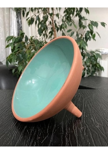 Ath Store Çömlek Kedi Köpek Mama Su Kabı Ayaklı Sırlı 2'li 20 CM