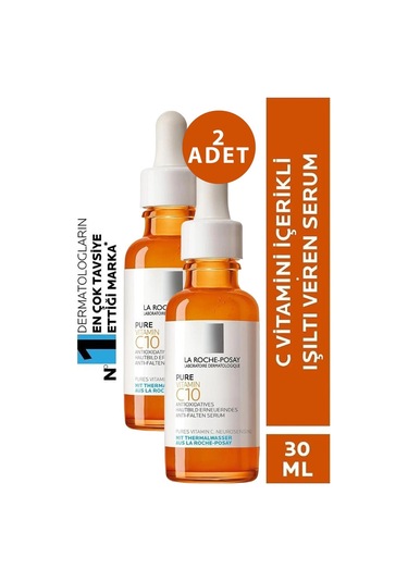 La Roche Posay Pure Vitamin C 10 Serum 2 x 30 ML