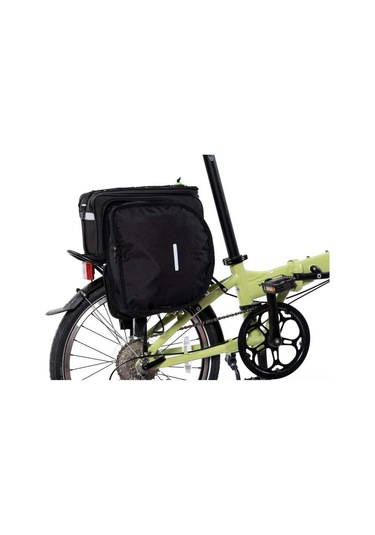 Procycle PC-430 Katlanır Bisiklet Heybeli Arka Bagaj Çanta Foldin Siyah