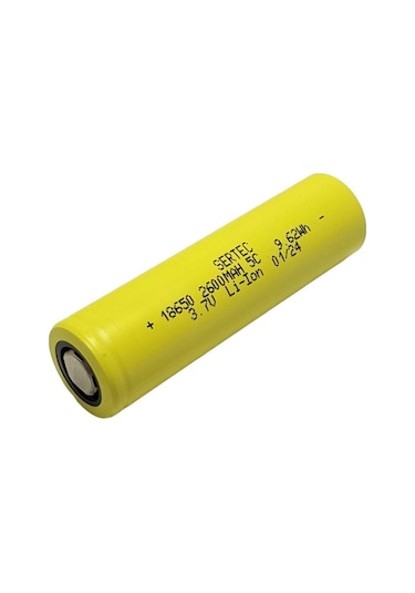 Sertec 18650 3.7v 2600 Mah 5c Li-ıon Şarjlı Pil-1 Adet