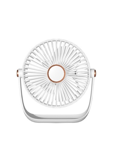 Ruyı Masaüstü Fan Ofis Masaüstü Gece Lambası Fan Usb Şarj Küçük Elektrikli Fan 3 Renk Mevcut W8lp2u Beyaz