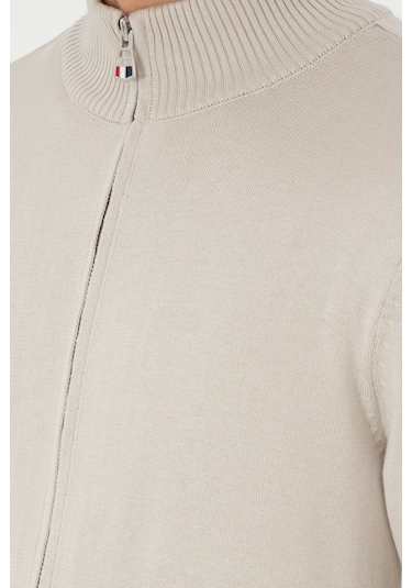 U.s. Polo Assn. Erkek Taş Hırka Triko 50298268-vr049 Taş