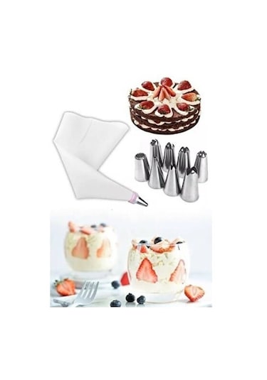 Krema Sıkma Seti 10 Parça-9010259851569