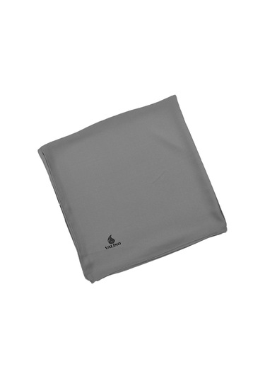 Mısırlı Eşarpları Queen Krep Düz Renk Eşarp 140x140 Cm Gri